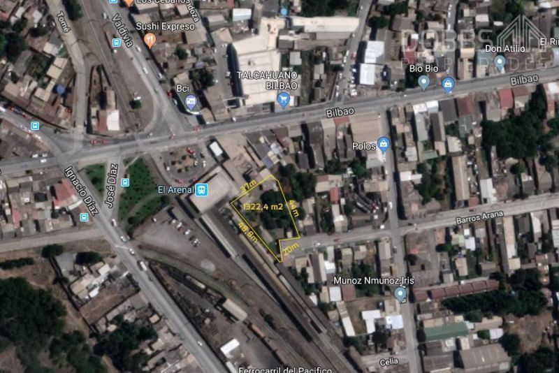 Terreno Talcahuano 1322,4 m2, Estación de Tren.